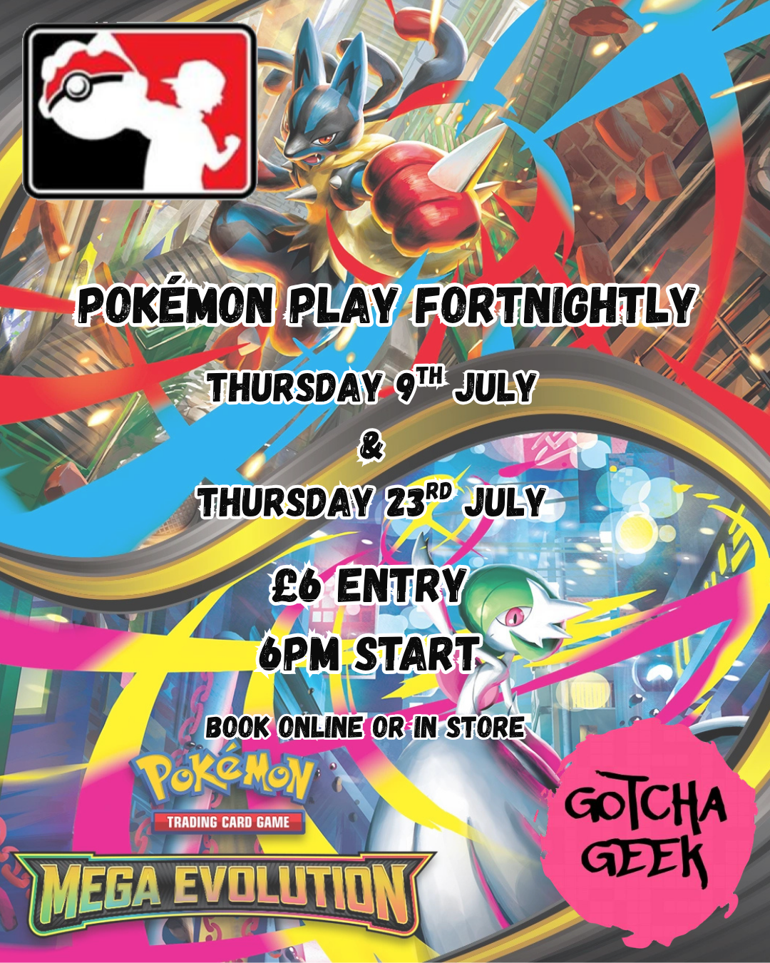 Pokemon play - Fornightly - Thursday 23rd July