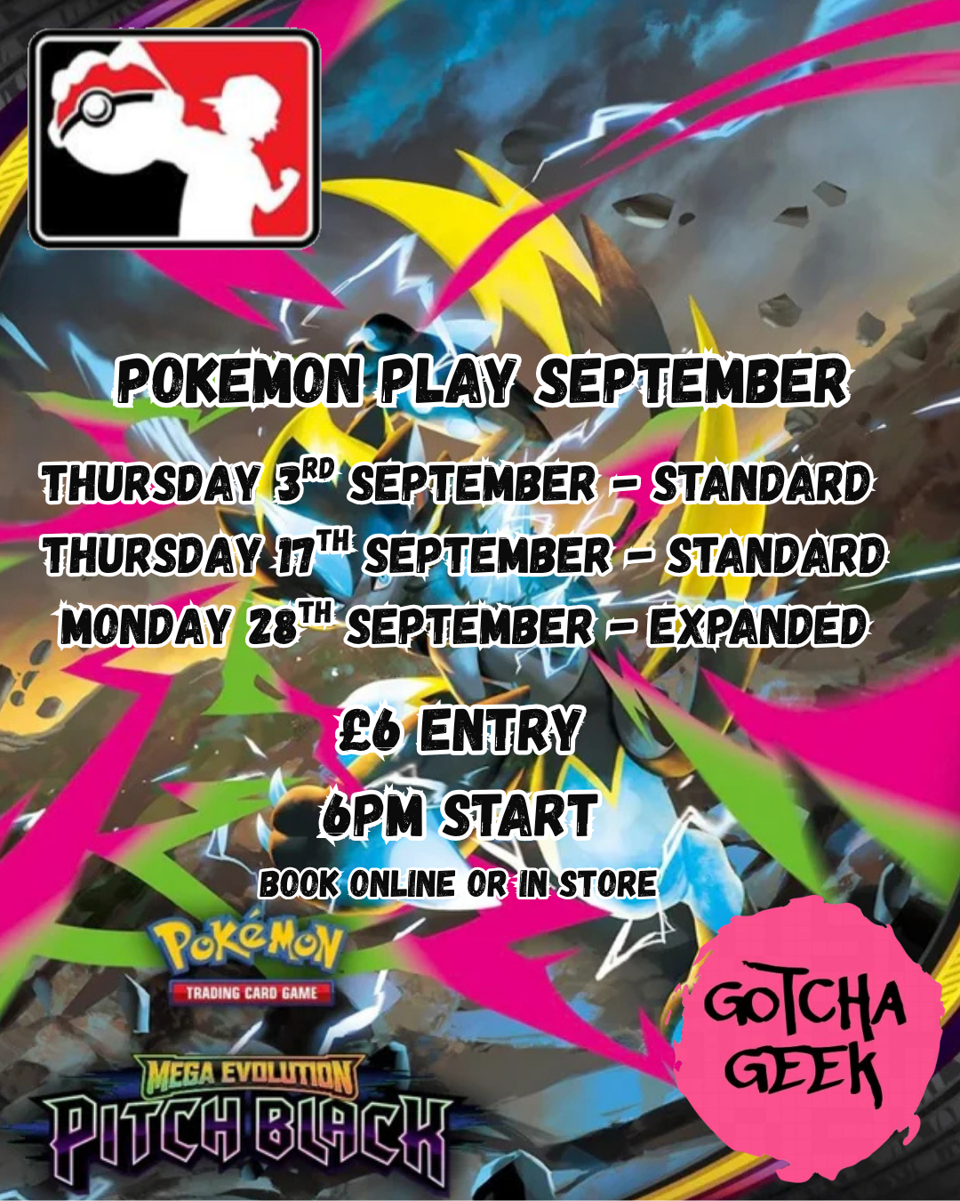 Pokemon play - Fornightly - Thursday 17th september