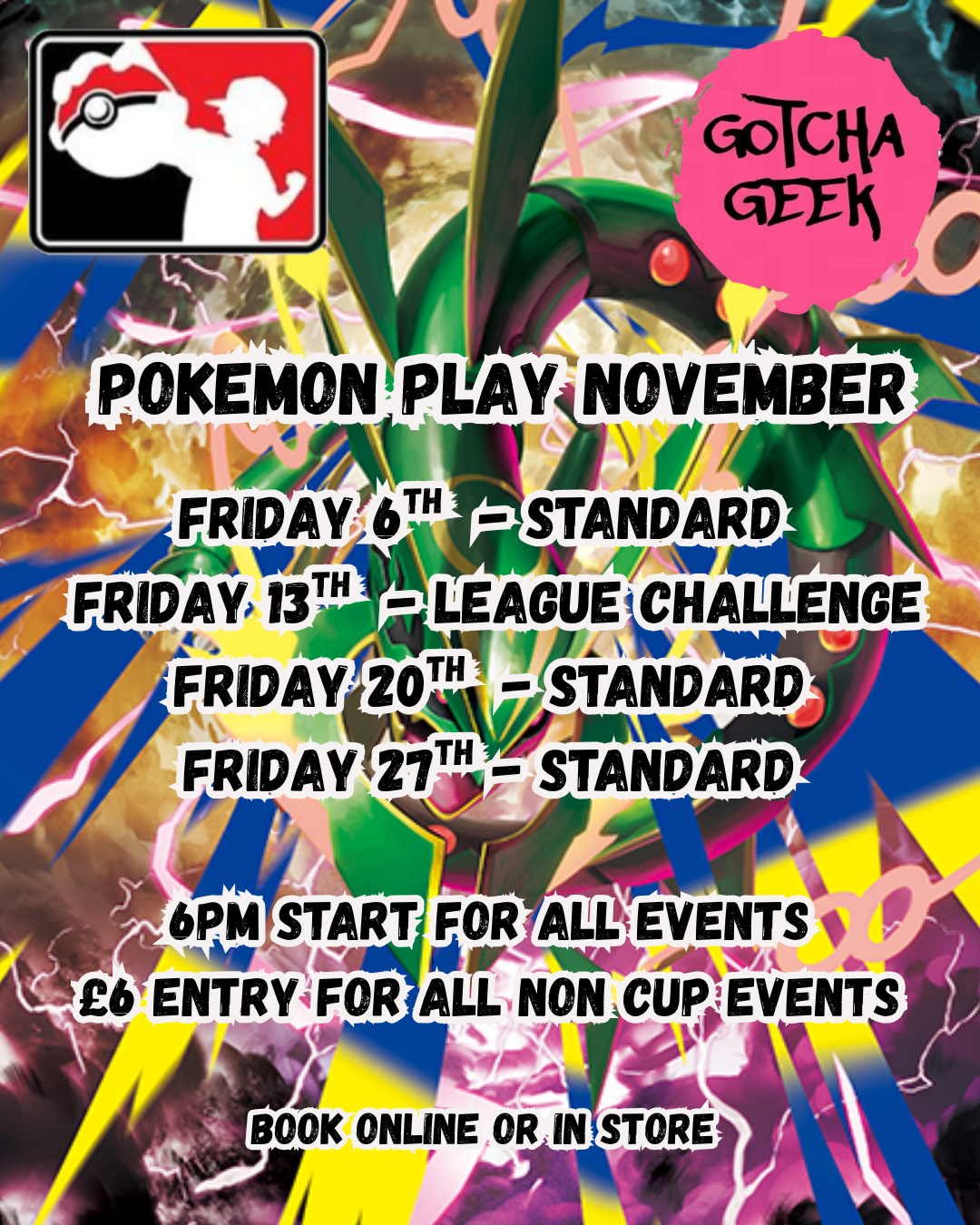 Friday night casuals - Pokemon play TCG - Friday 27th November