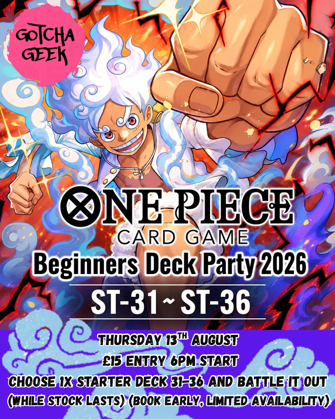 One Piece Starter deck party st31-st36