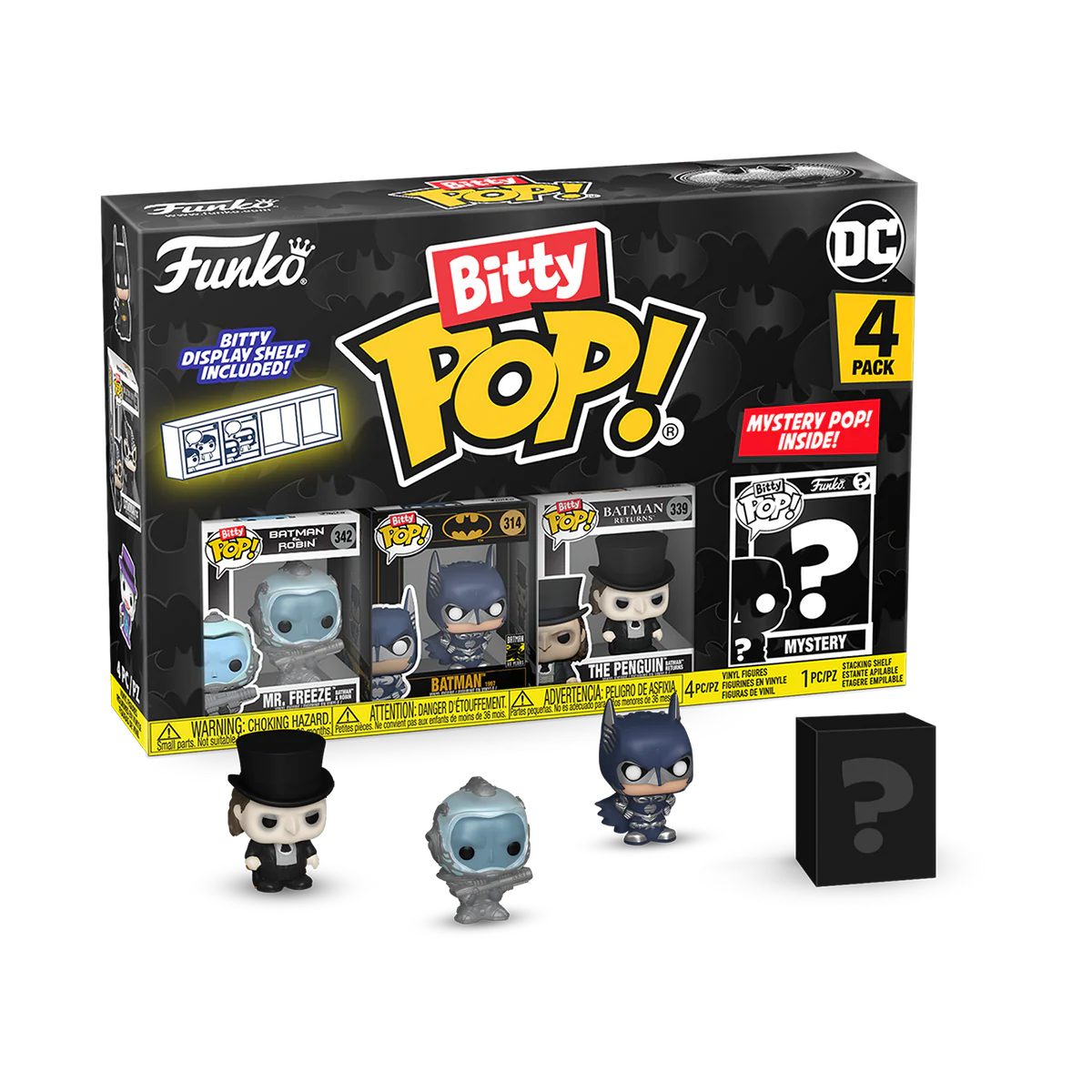 BITTY POP! BATMAN 4-PACK SERIES 3