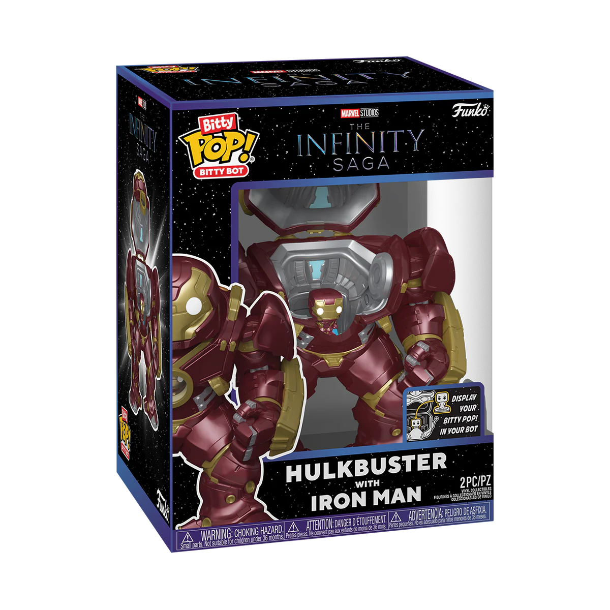BITTY BOT HULKBUSTER WITH IRON MAN - MARVEL