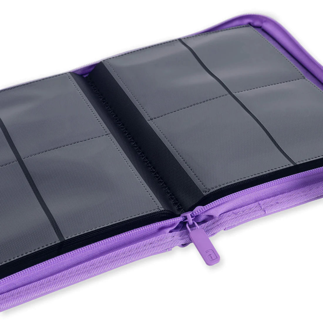 ZIP BINDER JUST PURPLE 4-POCKET