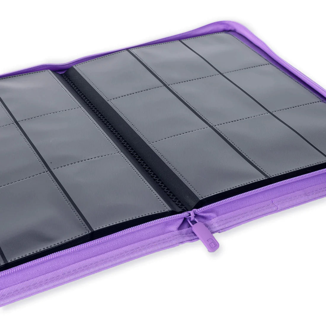 ZIP BINDER JUST PURPLE 9-POCKET