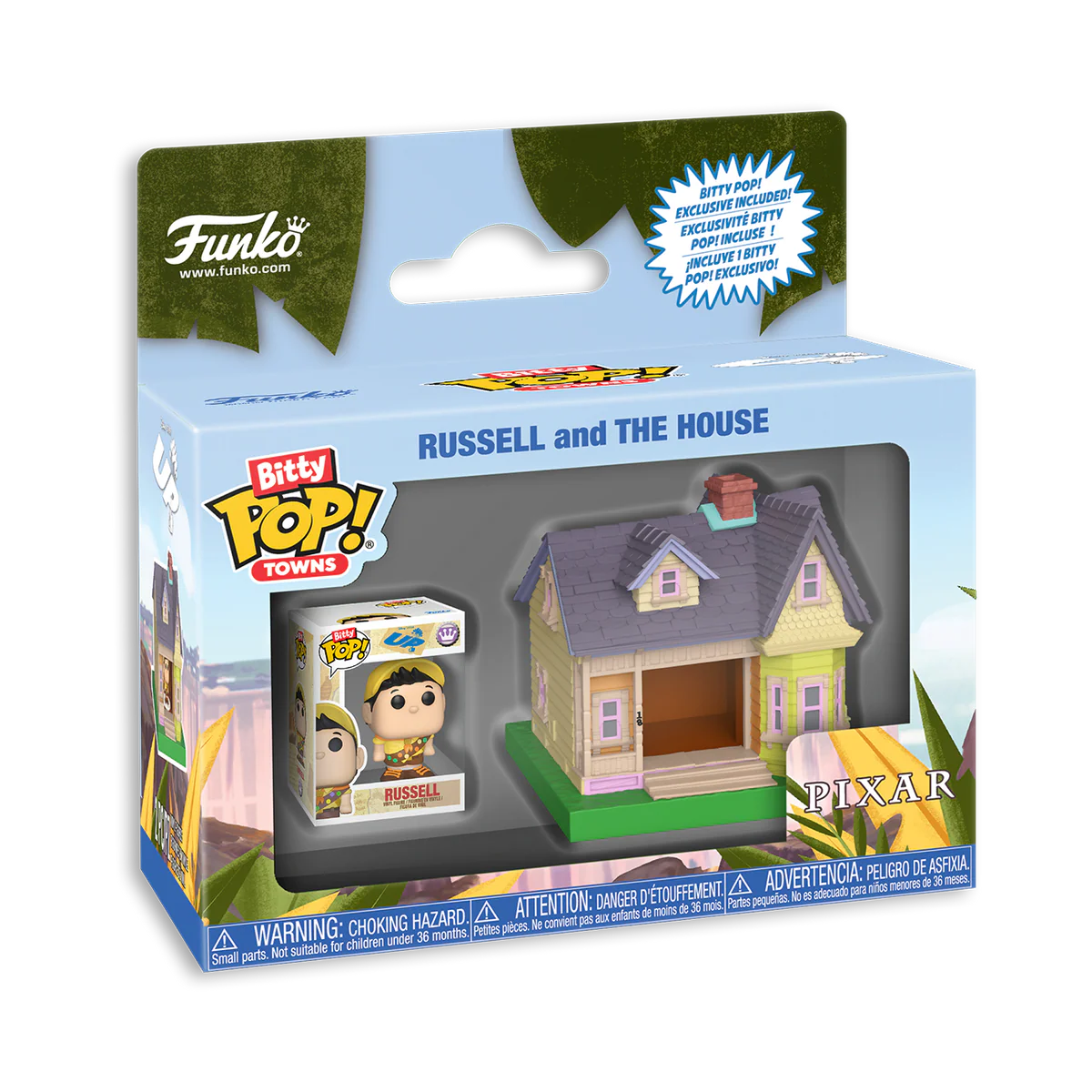 BITTY POP! TOWN RUSSELL AND THE HOUSE - PIXAR