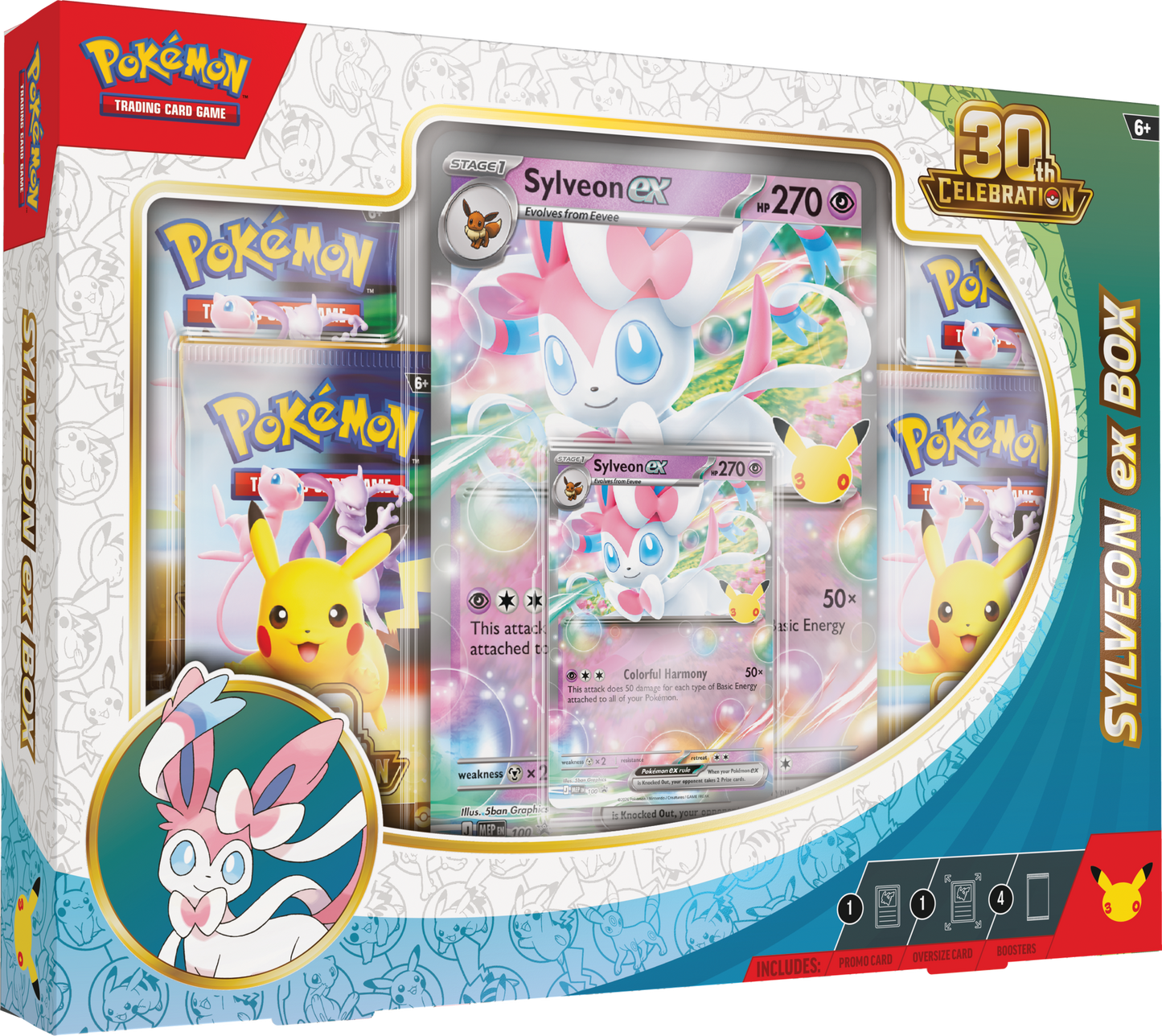 Pokemon 30th Celebration Sylveon EX Collection Box