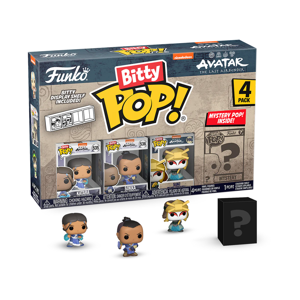 BITTY POP! AVATAR: THE LAST AIRBENDER 4-PACK SERIES 3