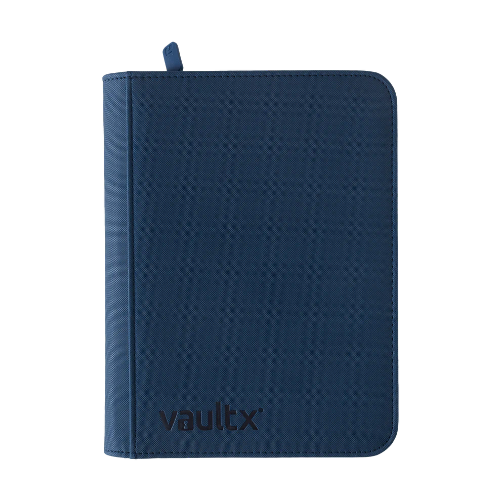 ZIP BINDER BLUE 4-POCKET