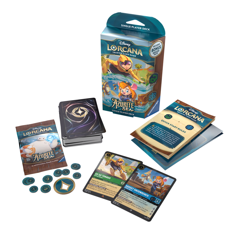 Disney Lorcana Azurite Sea Starter Set