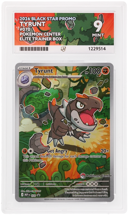 2026 Black Star Promo Tyrunt #070 — Ace MINT 9 — front