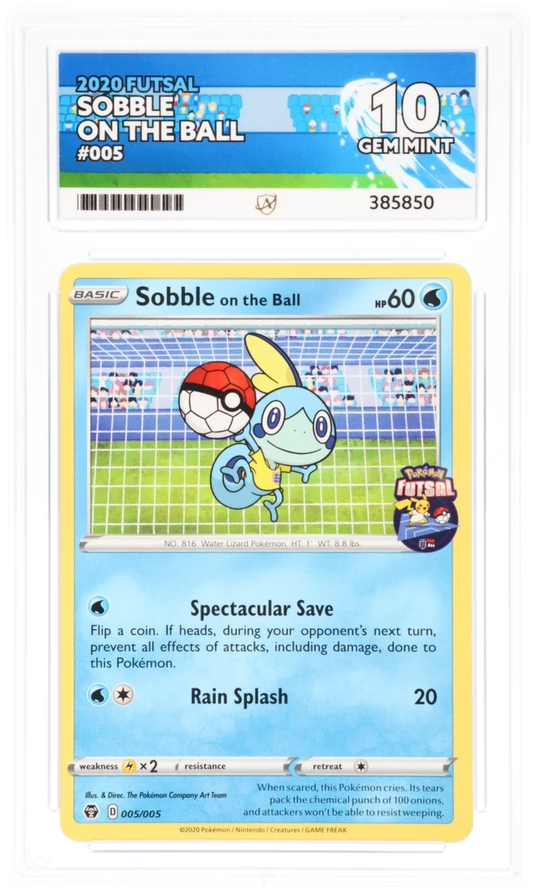 2020 Futsal Sobble On The Ball #005/005 — Ace GEM MINT 10 — front