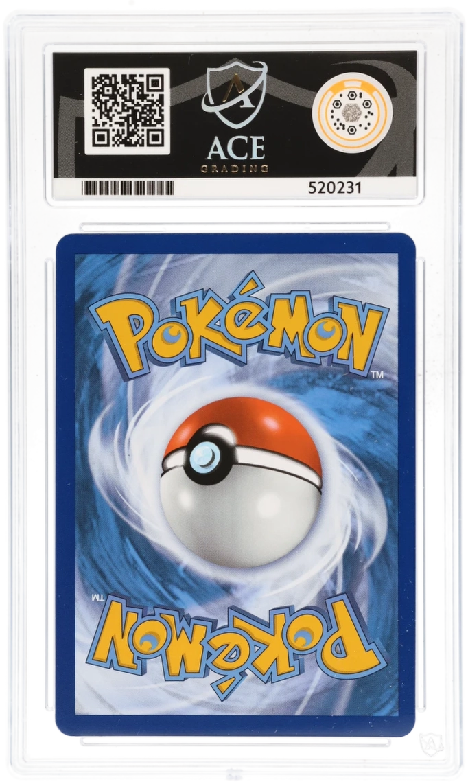 2021 Evolving Skies Glaceon VMAX #041/203 Holo — Ace GEM MINT 10 — back
