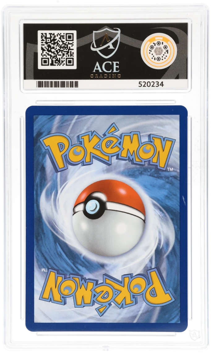 2021 Evolving Skies Leafeon VMAX #008/203 Holo — Ace GEM MINT 10 — back