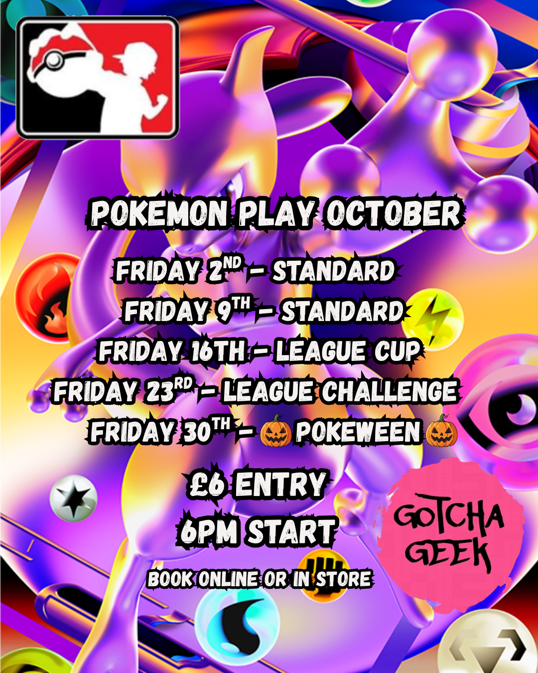Friday night casuals - Pokemon play TCG - Friday 9th