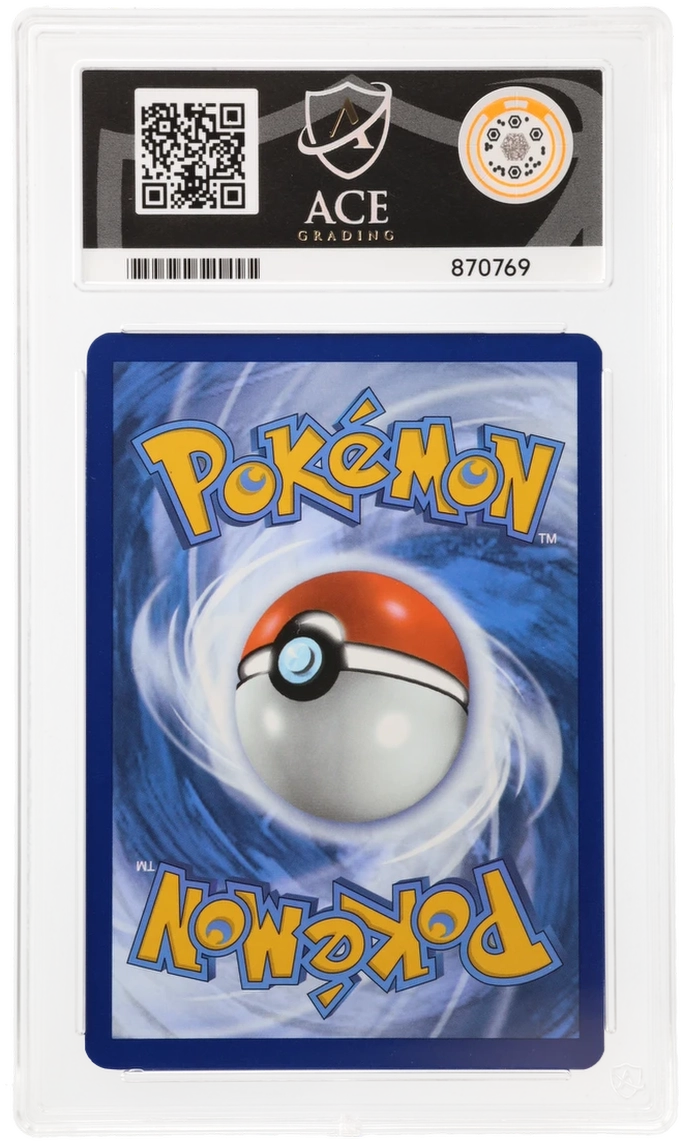2025 Black Star Promo Marnie's Morpeko #206 — Ace GEM MINT 10 — back