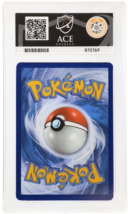 2025 Black Star Promo Marnie's Morpeko #206 — Ace GEM MINT 10 — back