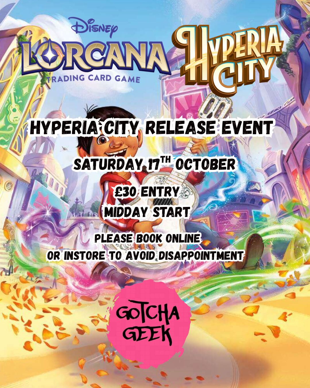 Lorcana Hyperia City Pre release event 17/10/26