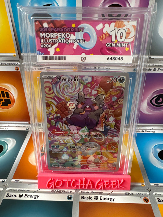 2023 Paradox Rift - Morpeko - Illustration Rare - 206 - ACE 10 GEM MINT