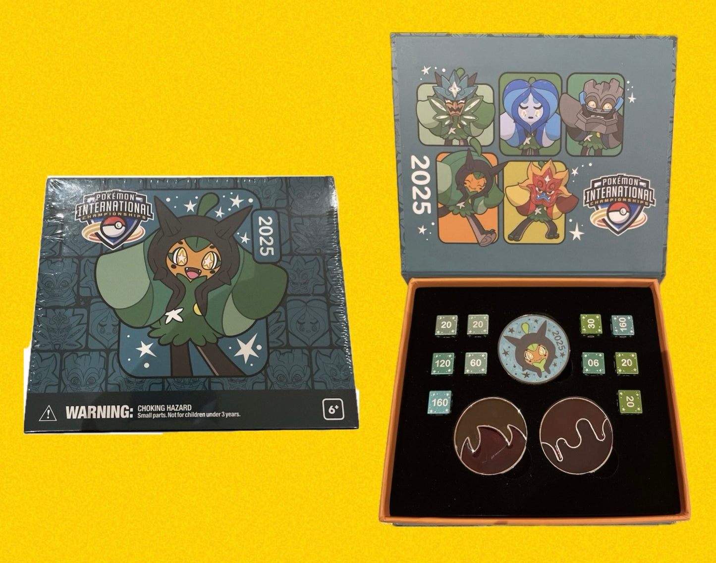 Pokemon International Championship 2025 Exclusive Coin, Markers & Damage Dice
