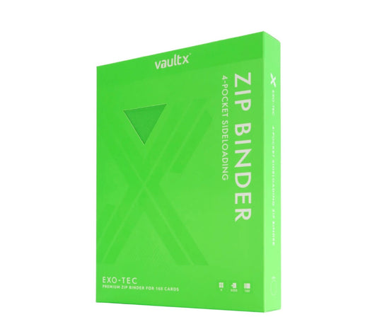 ZIP BINDER NEON GREEN
4-POCKET