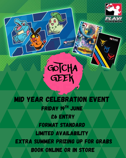 Gotcha Geek Mid Year Celebration Event - Friday 19th June - 6pm