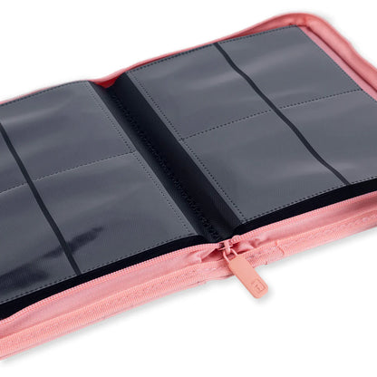 ZIP BINDER JUST PINK 4-POCKET