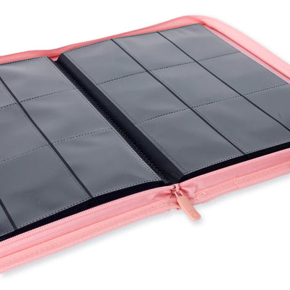 ZIP BINDER JUST PINK 9-POCKET