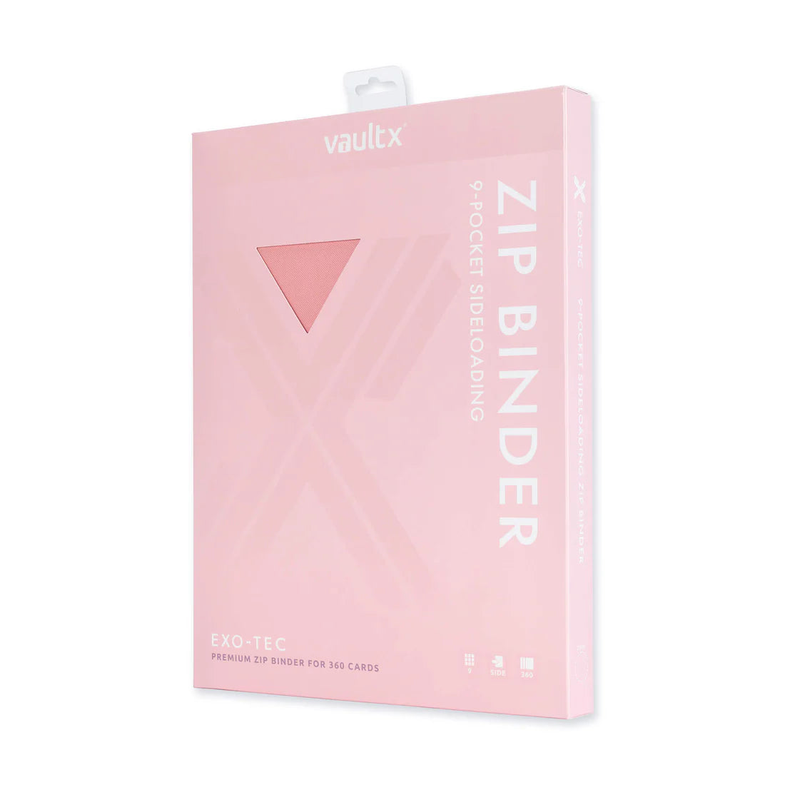 ZIP BINDER JUST PINK 9-POCKET