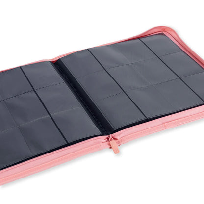 ZIP BINDER JUST PINK 12-POCKET