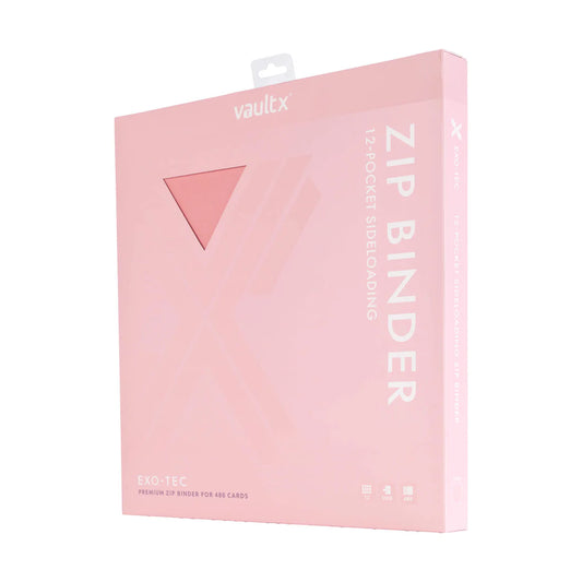 ZIP BINDER JUST PINK 12-POCKET