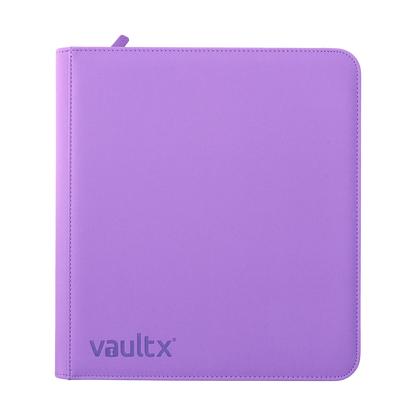 ZIP BINDER JUST PURPLE 12-POCKET
