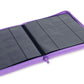 ZIP BINDER JUST PURPLE 12-POCKET