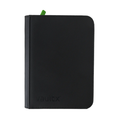 ZIP BINDER BLACK 4-POCKET