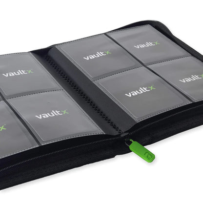 ZIP BINDER BLACK 4-POCKET
