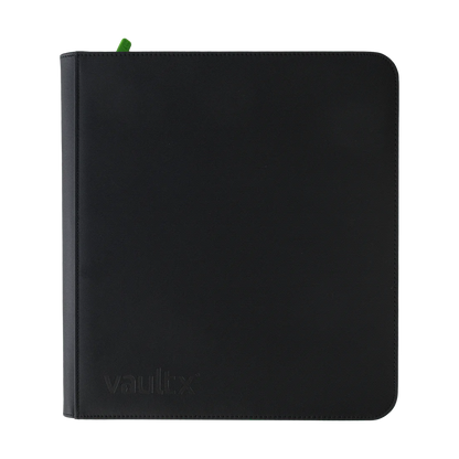 ZIP BINDER BLACK 12-POCKET