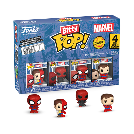 BITTY POP! SPIDER-MAN 4-PACK SERIES 4