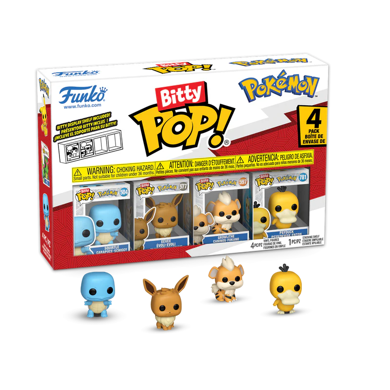 BITTY POP! POKEMON 4-PACK SERIES 4
