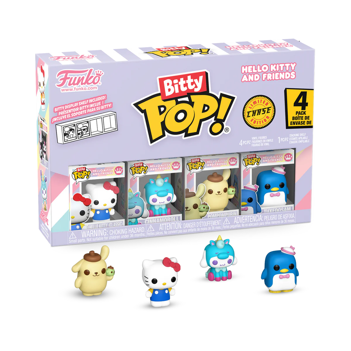 BITTY POP! HELLO KITTY AND FRIENDS 4-PACK SERIES 1