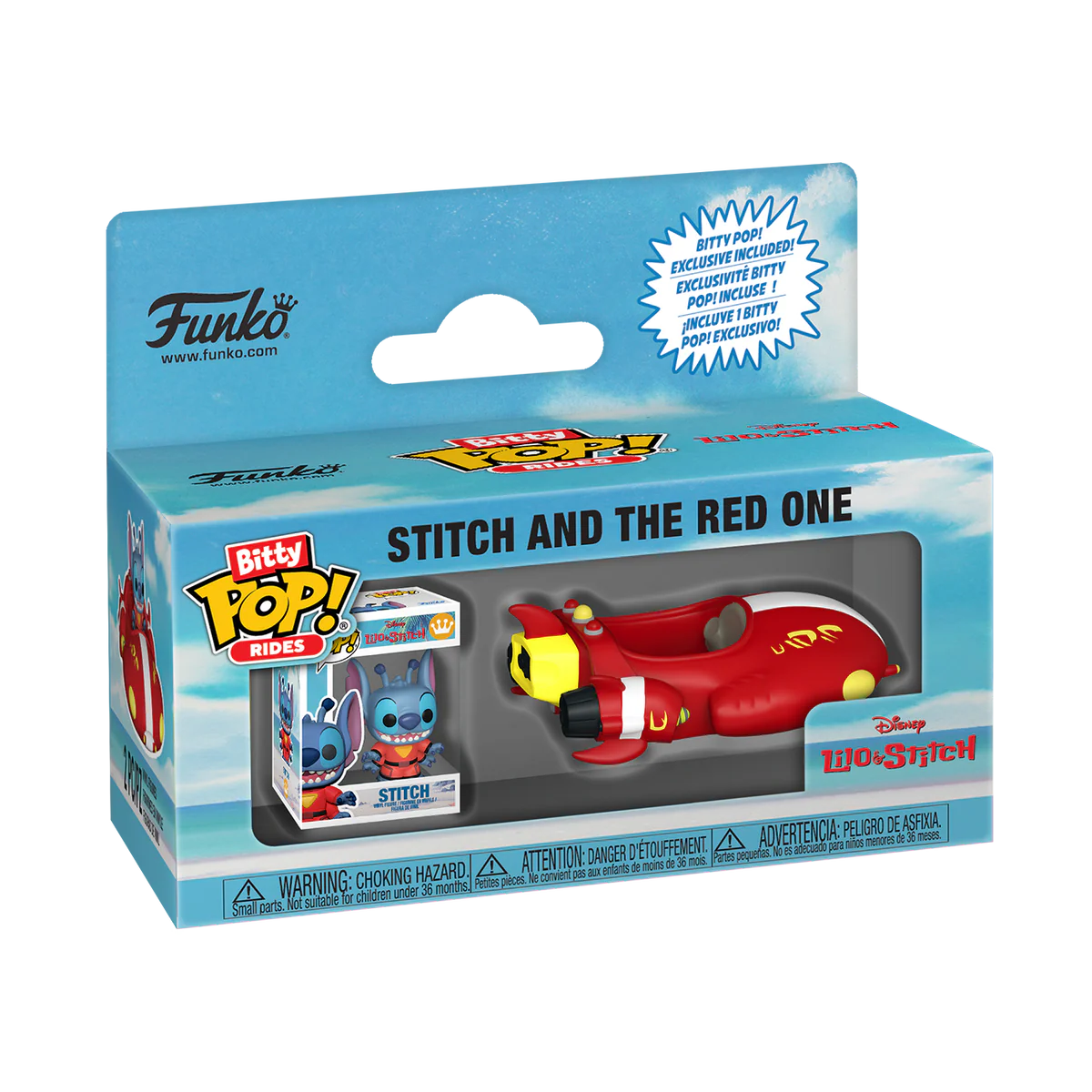 BITTY POP! RIDES STITCH AND THE RED ONE - LILO AND STITCH