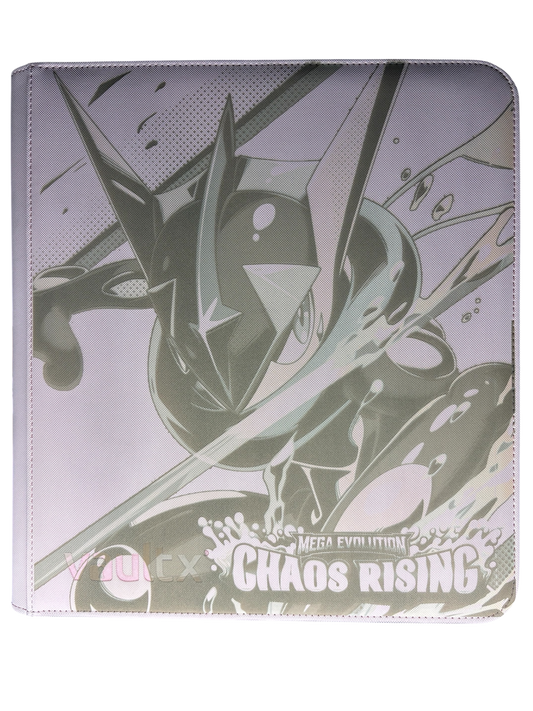 Laser Engraved Chaos Rising 12 Pocket Binder