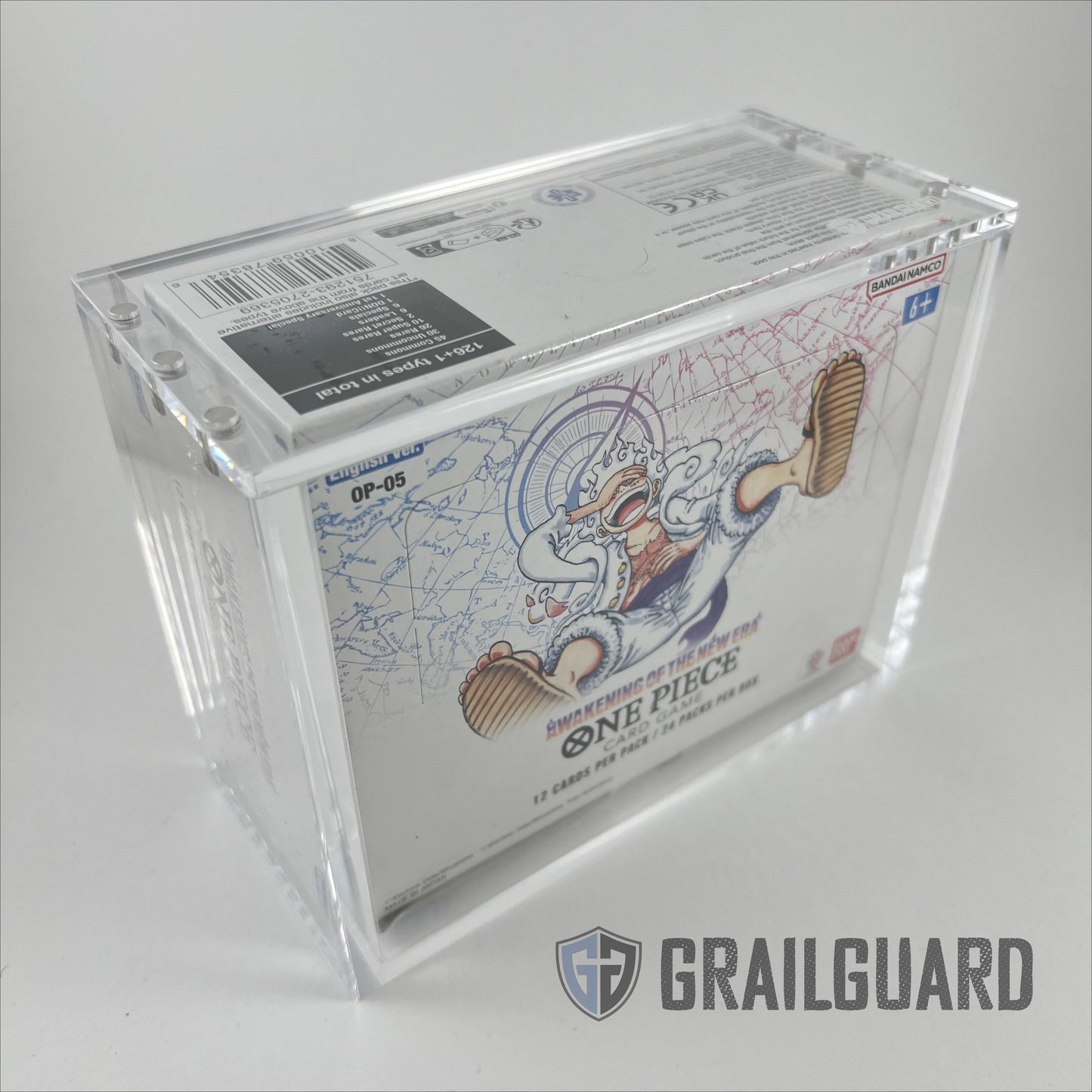 One Piece English Booster Box Acrylic Display Protector Case OP04-OP17 + EB01/02